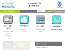 Tablet Screenshot of dgrsantiago.gov.ar